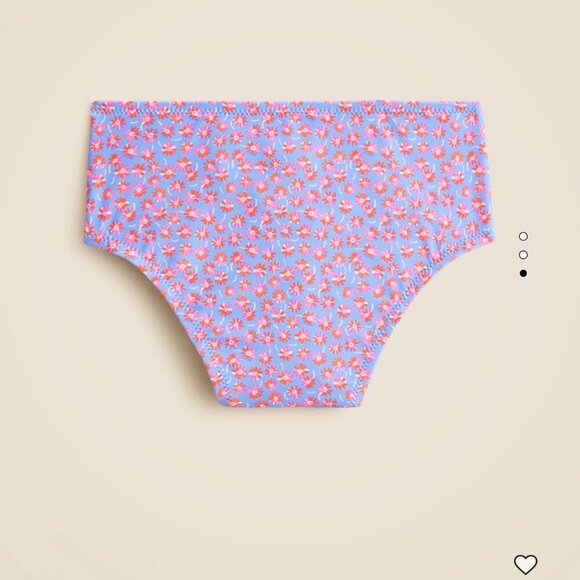 J.Crew Balconette Bikini Set – Lavender Daisy Floral – Top & High-Waisted Bottom - Picture 4 of 6